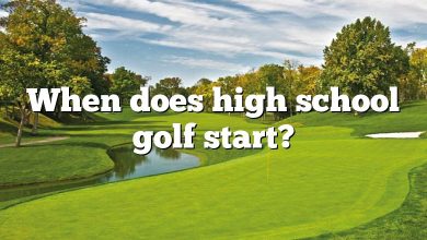 When does high school golf start?