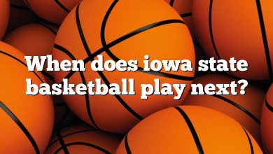 When does iowa state basketball play next?