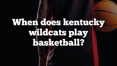 When does kentucky wildcats play basketball?