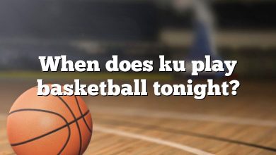 When does ku play basketball tonight?