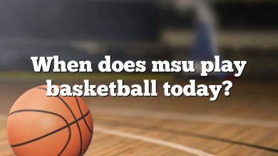 When does msu play basketball today?