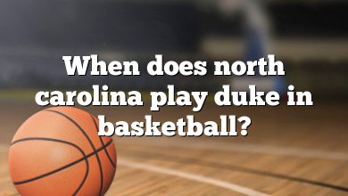 When does north carolina play duke in basketball?