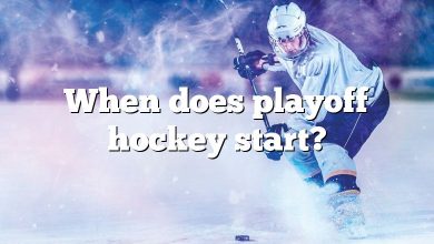 When does playoff hockey start?