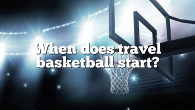 When does travel basketball start?