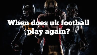 When does uk football play again?