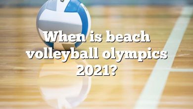 When is beach volleyball olympics 2021?