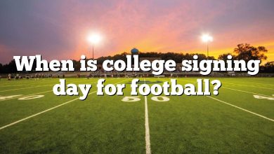 When is college signing day for football?