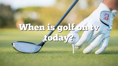 When is golf on tv today?