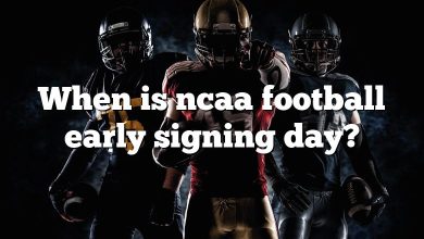 When is ncaa football early signing day?