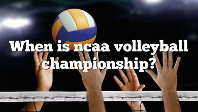 When is ncaa volleyball championship?