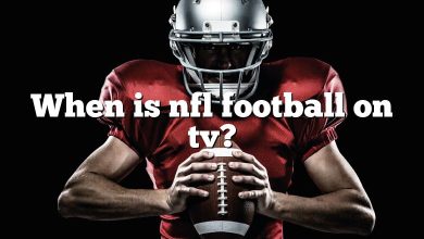 When is nfl football on tv?