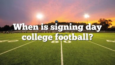 When is signing day college football?