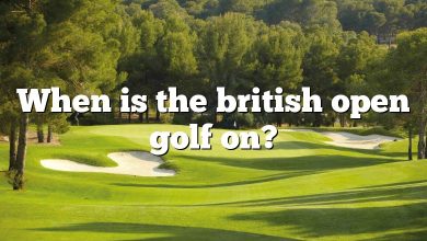 When is the british open golf on?