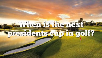 When is the next presidents cup in golf?