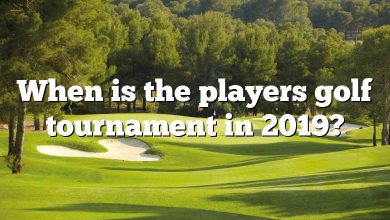 When is the players golf tournament in 2019?