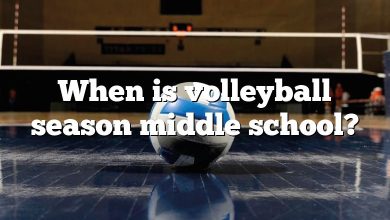 When is volleyball season middle school?