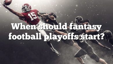 When should fantasy football playoffs start?