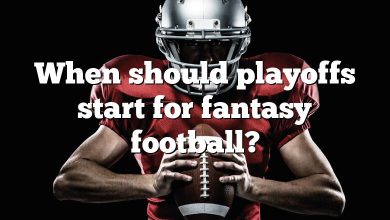 When should playoffs start for fantasy football?