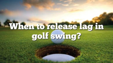 When to release lag in golf swing?