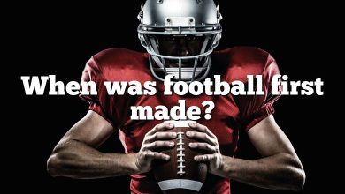 When was football first made?