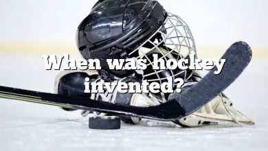 When was hockey invented?