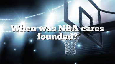 When was NBA cares founded?