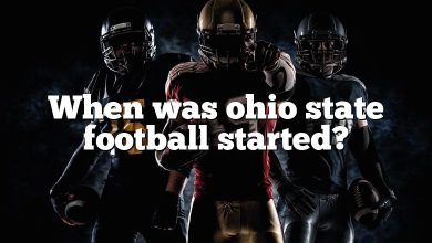 When was ohio state football started?