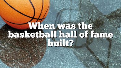 When was the basketball hall of fame built?