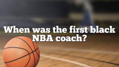 When was the first black NBA coach?