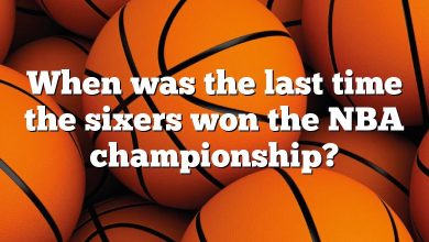 When was the last time the sixers won the NBA championship?
