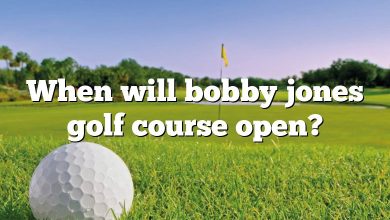 When will bobby jones golf course open?