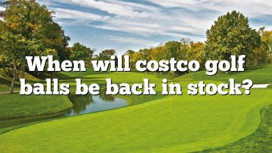 When will costco golf balls be back in stock?
