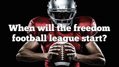 When will the freedom football league start?