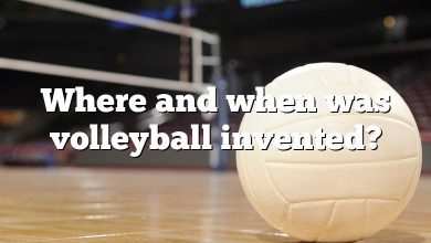 Where and when was volleyball invented?