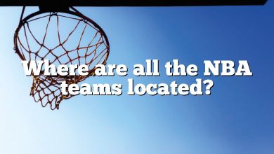 Where are all the NBA teams located?