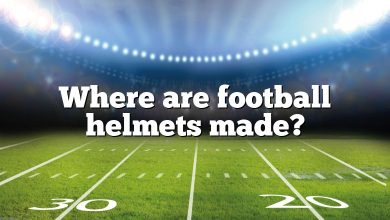 Where are football helmets made?