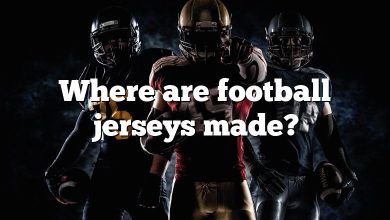 Where are football jerseys made?