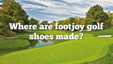 Where are footjoy golf shoes made?