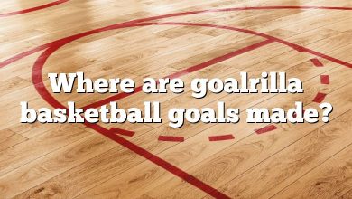 Where are goalrilla basketball goals made?