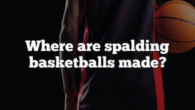 Where are spalding basketballs made?