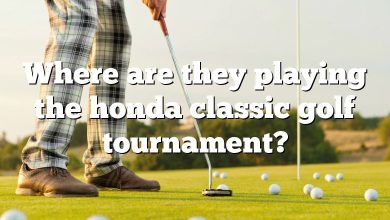 Where are they playing the honda classic golf tournament?