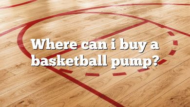 Where can i buy a basketball pump?