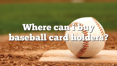 Where can i buy baseball card holders?