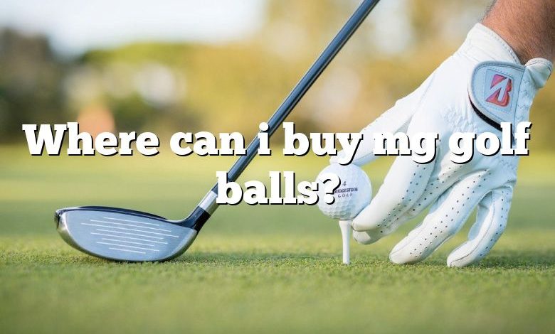 Where can i buy mg golf balls?