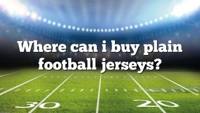 Where can i buy plain football jerseys?