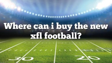 Where can i buy the new xfl football?