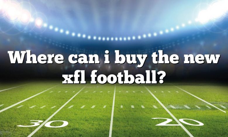 Where can i buy the new xfl football?