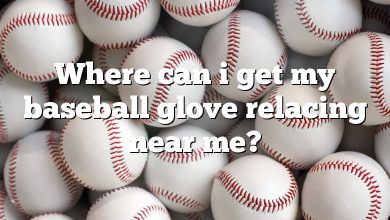 Where can i get my baseball glove relacing near me?