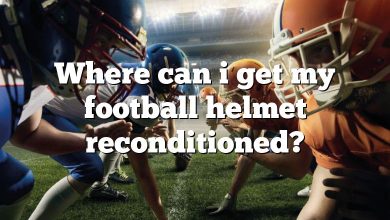 Where can i get my football helmet reconditioned?