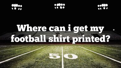 Where can i get my football shirt printed?